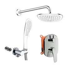 Shower set with two-way concealed mixer