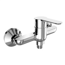 Shower wall mounted faucet, Zuna, without accessories, chrome