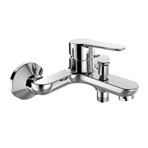 Bath wall mounted faucet, Zuna, without accessories, chrome