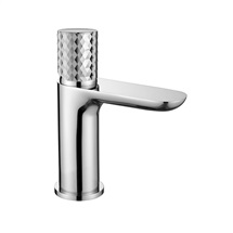 Sink pedestal faucet diamond, Viana, without outlet, chrome