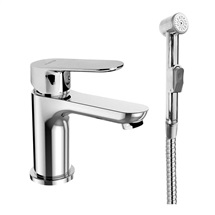 Sink pedestal faucet Viana with bidet shower