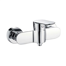 Shower wall mounted faucet, Viana, without accessories, chrome