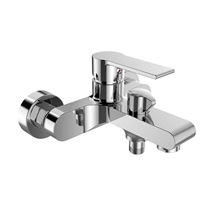 Bath wall mounted faucet, Dita, 150 mm, without accessories, chrome