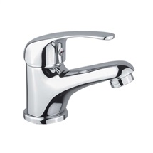Sink pedestal faucet, Lila, without outlet, chrome