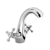 Sink pedestal faucet, Retro Viktorie, without outlet, chrome