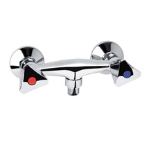 Shower wall mounted faucet, Kasia, without accessories, chrome