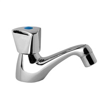 Pedestal basin tap, chrome
