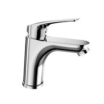 Sink pedestal faucet, Eve, without outlet, chrome