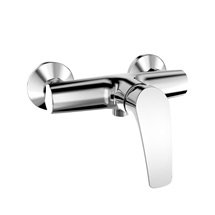 Shower wall mounted faucet, Eve, without accessories, chrome